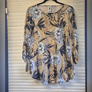 Floral Print Women's Top